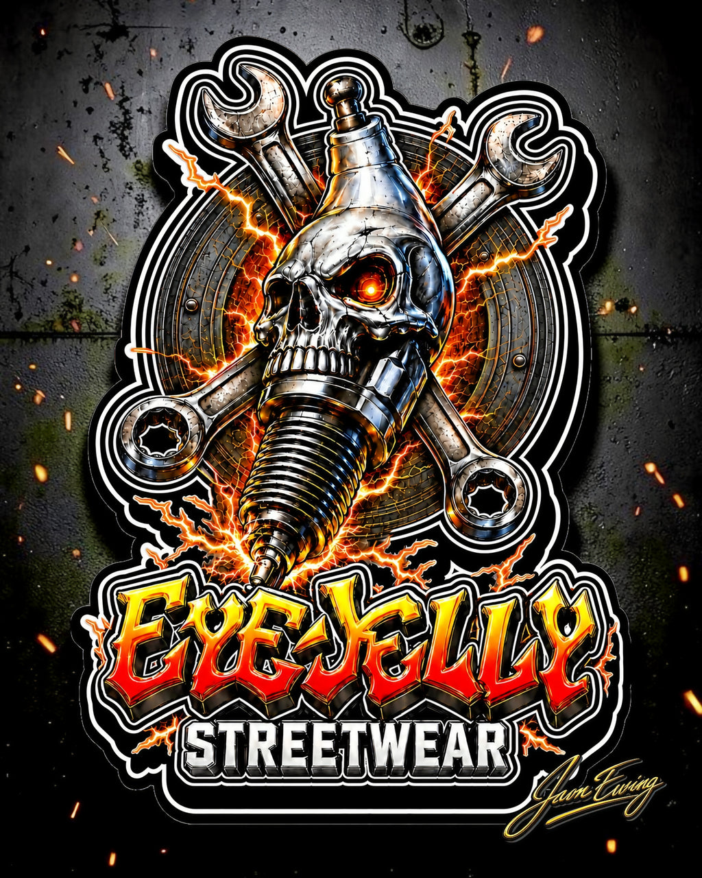 THE PLUG™ ZIP-UP HOODIE — Jason Ewing | EyeJelly Streetwear™