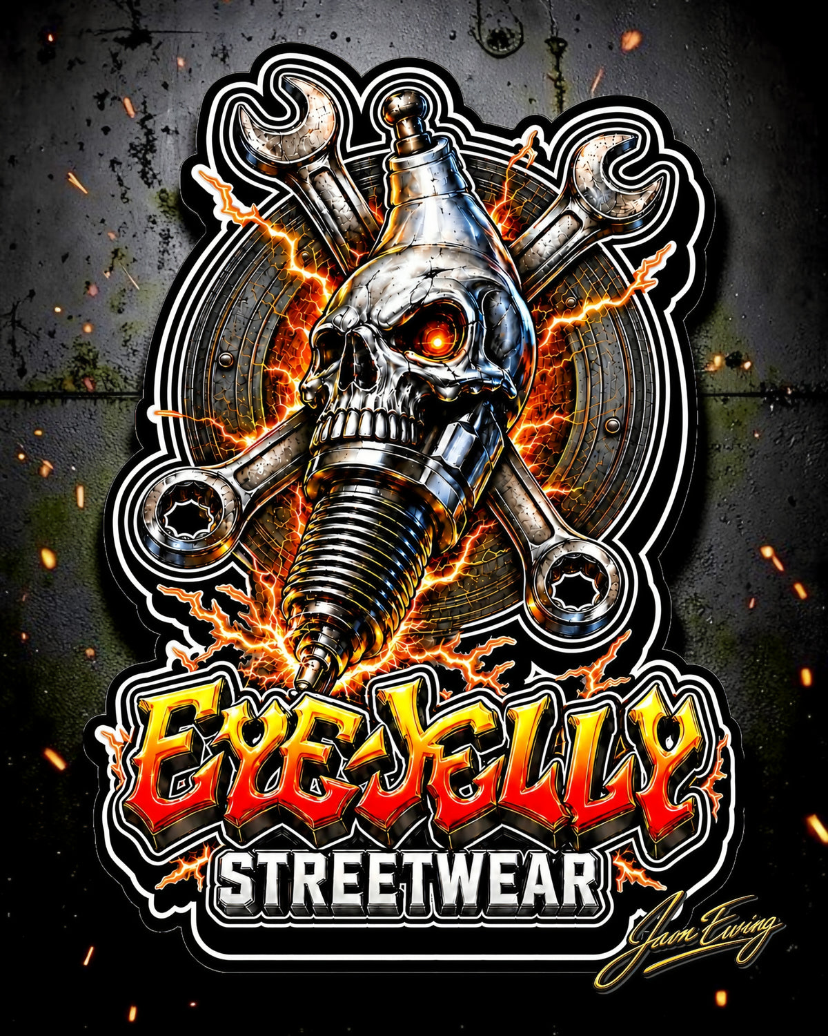 THE PLUG™ ZIP-UP HOODIE — Jason Ewing | EyeJelly Streetwear™