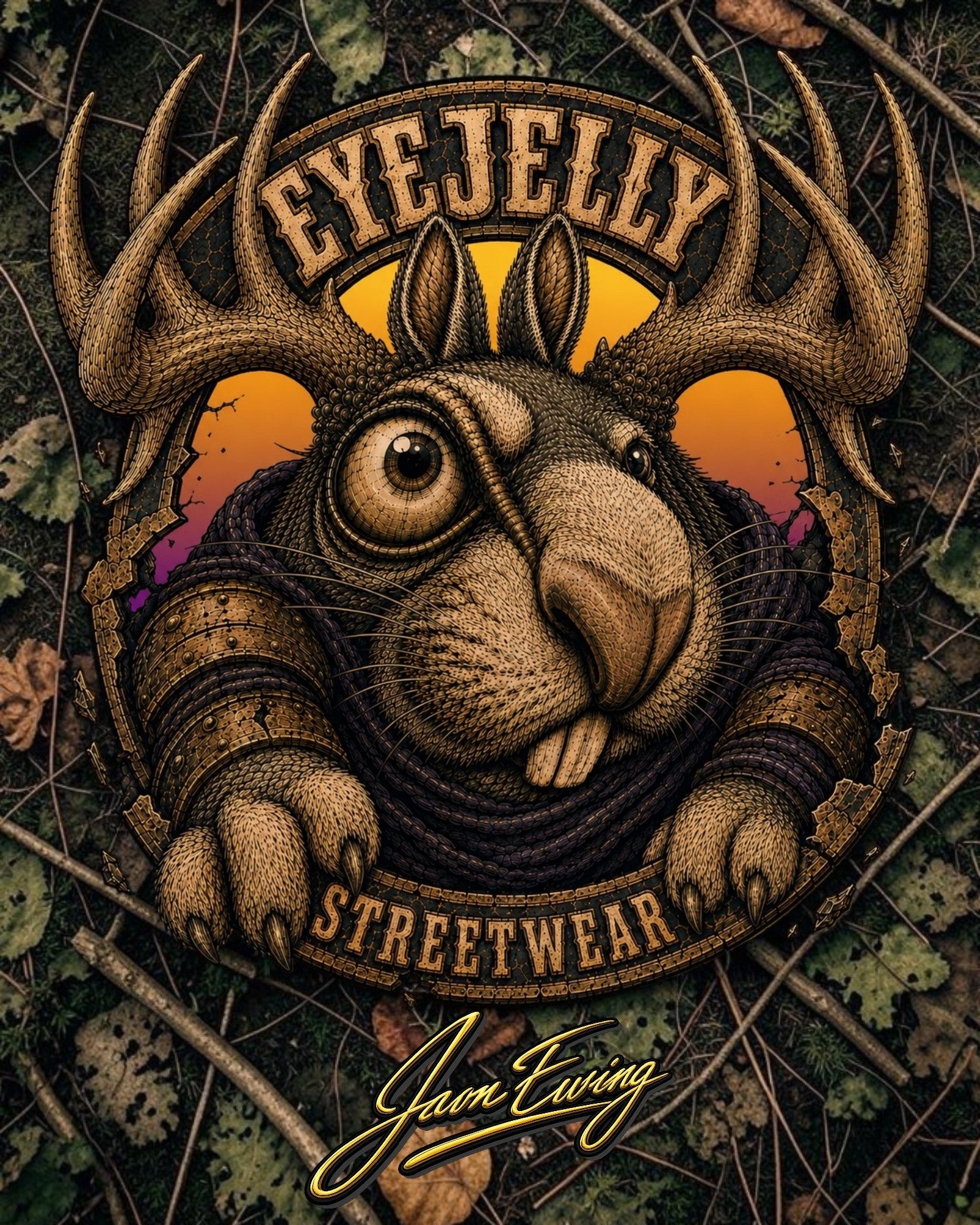 JELLY THE JACKALOPE™ REALTREE® RAGLAN LONG-SLEEVE TEE
