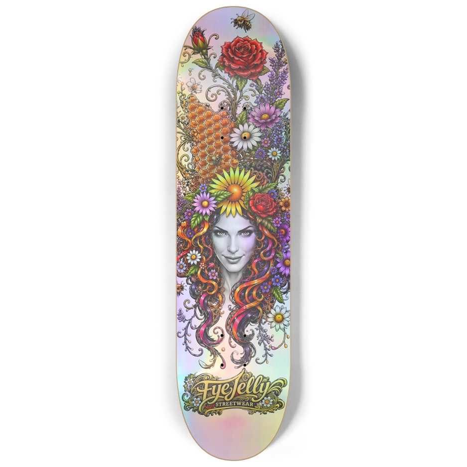 FREYJA Custom Skateboard holographic base