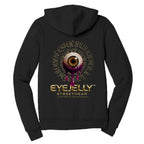EYEJELLY ORIGIN hoodie by Jason Ewing - Black back artwork