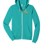 EYEJELLY ORIGIN hoodie by Jason Ewing - Teal front view