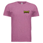 JELLY MIND graphic T-shirt by Jason Ewing - Heather Berry front view