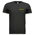 JELLY MIND graphic T-shirt by Jason Ewing - Black front view