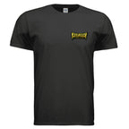 JELLY MIND graphic T-shirt by Jason Ewing - Black front view