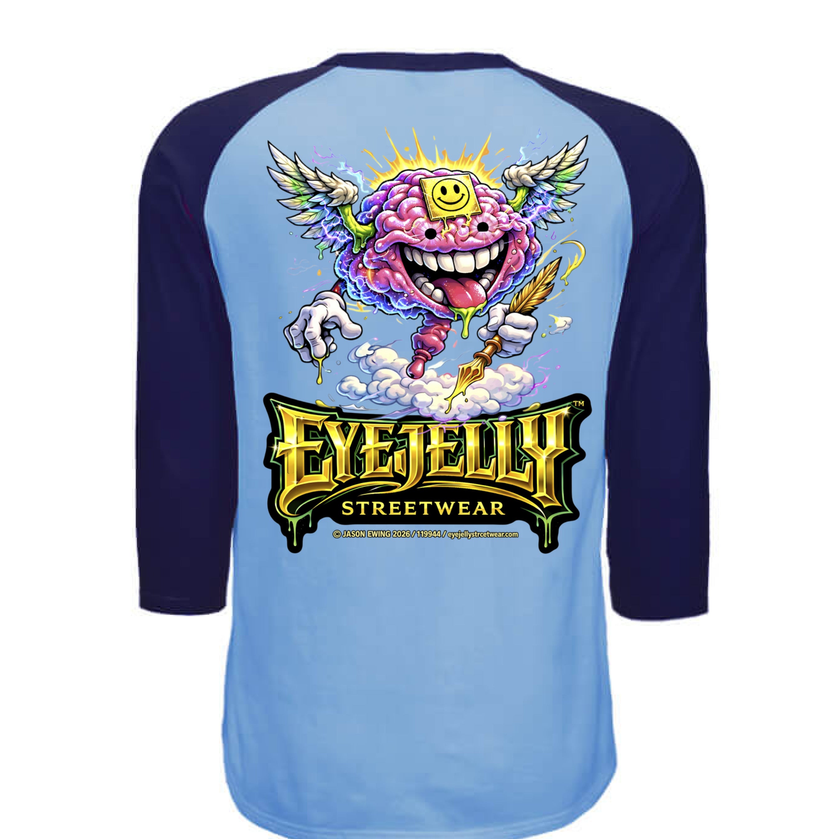 CAROLINA BLUE / NAVY - BACK