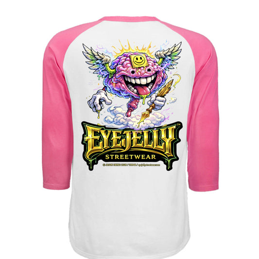 WHITE / BRIGHT PINK - BACK