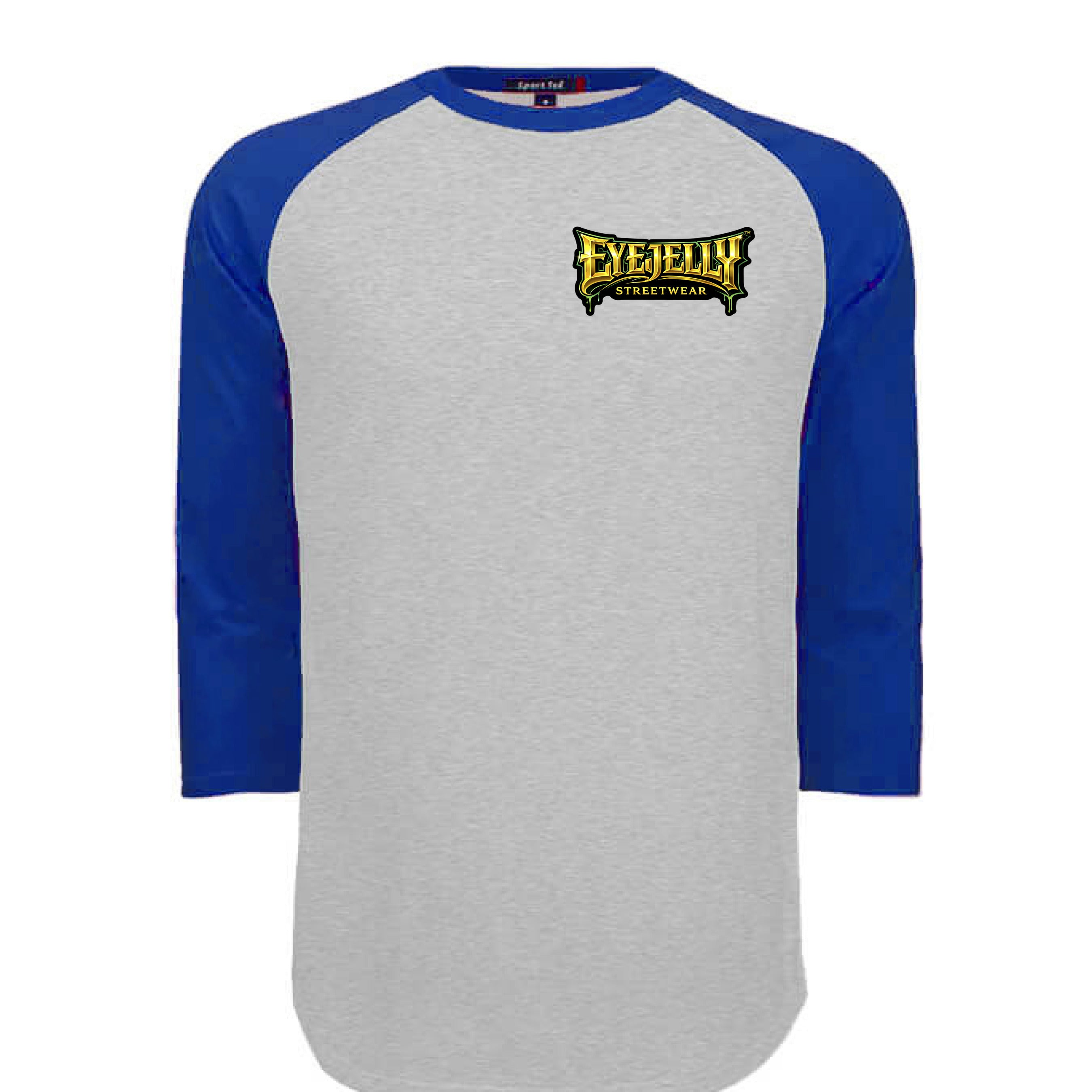 HEATHER GREY / ROYAL - FRONT