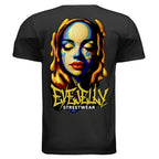 DREAMZ graphic T-shirt by Jason Ewing - Black back artwork