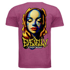 DREAMZ graphic T-shirt by Jason Ewing - Antique Heliconia back artwork
