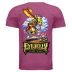 HONEY DRIPPER graphic T-shirt by Jason Ewing - Antique Heliconia back artwork