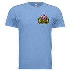 HONEY DRIPPER graphic T-shirt by Jason Ewing - Heather Royal front view