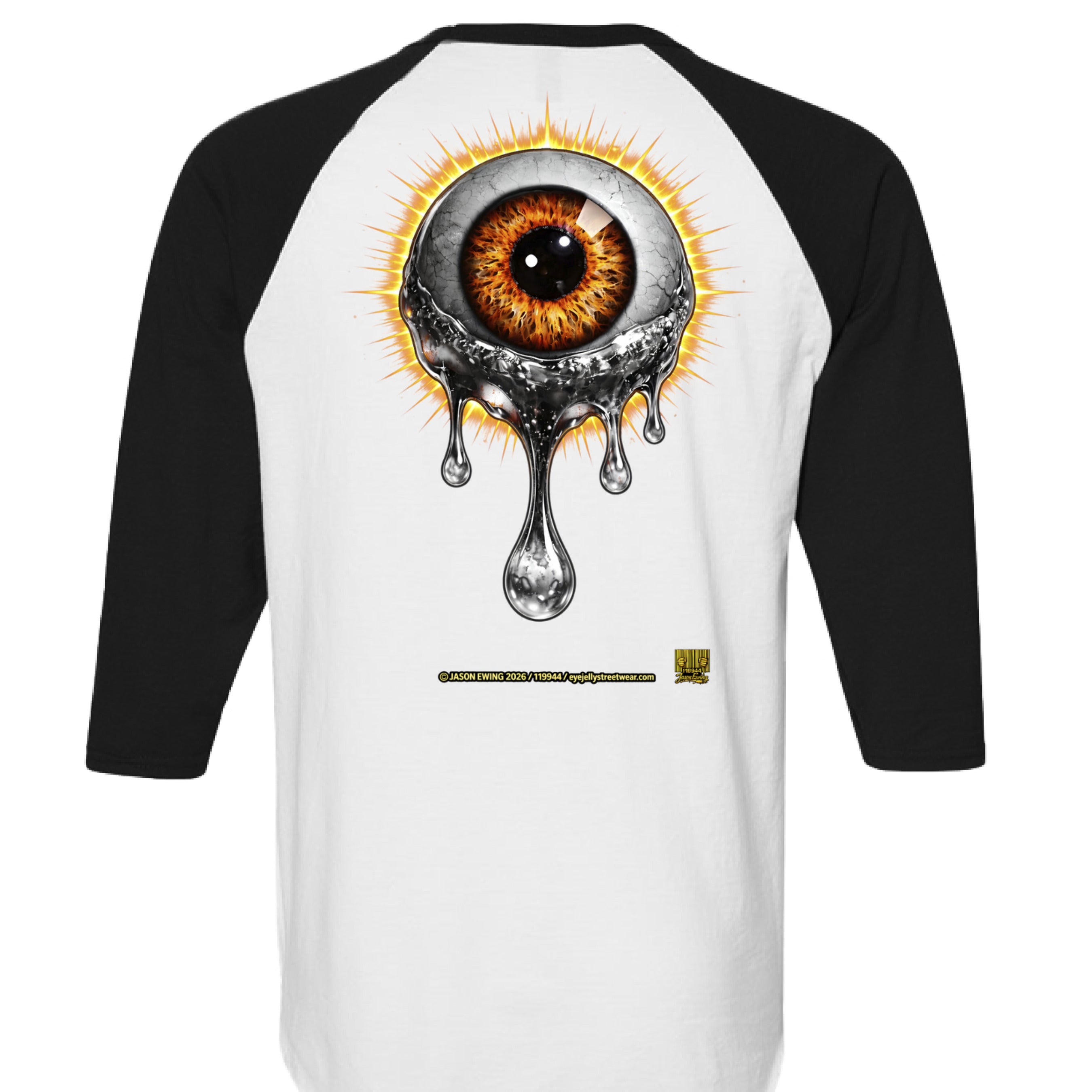 WHITE/ BLACK INK - BACK