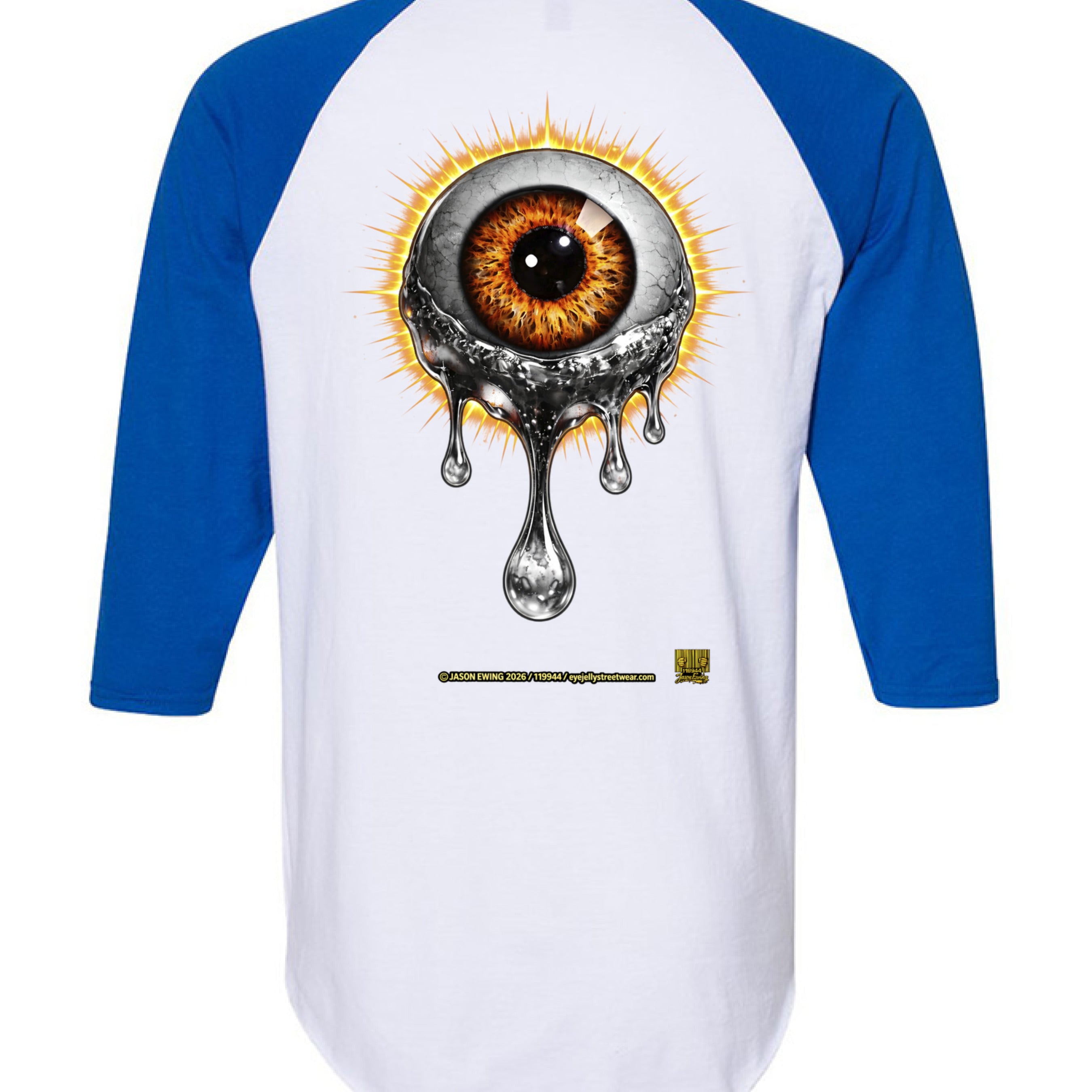 WHITE/ ROYAL - BACK