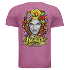 FREYJA graphic T-shirt by Jason Ewing - Heather Berry back artwork