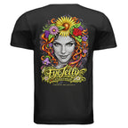 FREYJA graphic T-shirt by Jason Ewing - Black back artwork