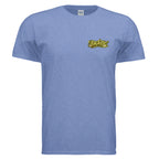 FREYJA graphic T-shirt by Jason Ewing - Heather Royal front view