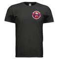 PIGS FLY graphic T-shirt by Jason Ewing - Black front view