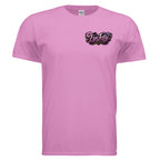 SLOW BLOOM graphic T-shirt by Jason Ewing - Heather Radiant Orchid front view