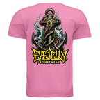 EYEJELLY ANCHOR graphic T-shirt by Jason Ewing - Azalea back artwork