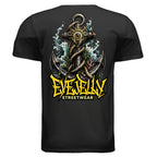 EYEJELLY ANCHOR graphic T-shirt by Jason Ewing - Black back artwork