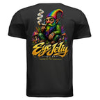 JELLY GNOME graphic T-shirt by Jason Ewing - Black back artwork