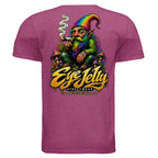 JELLY GNOME graphic T-shirt by Jason Ewing - Antique Heliconia back artwork