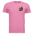 JELLY GNOME graphic T-shirt by Jason Ewing - Azalea front view