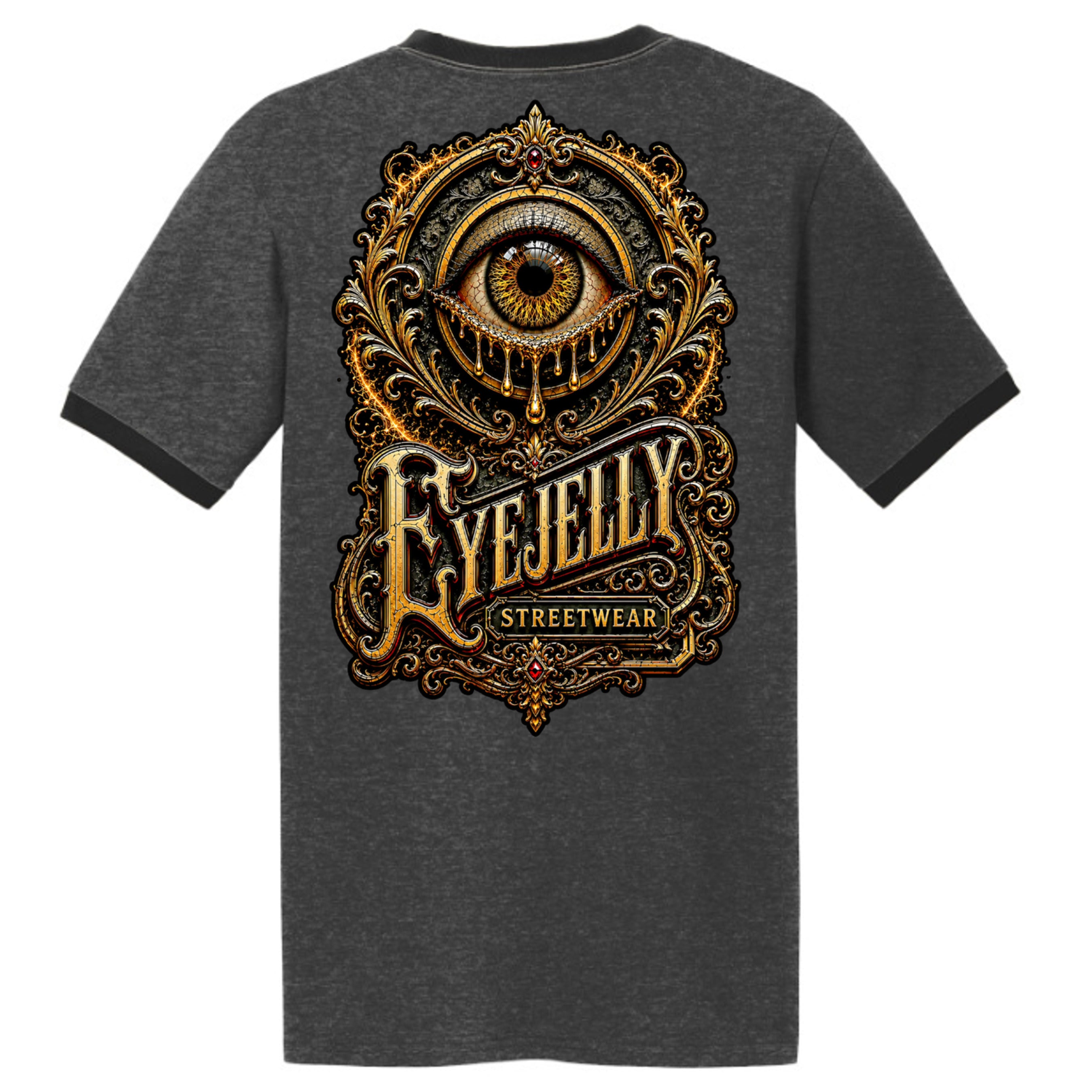 Dark Heather Grey/ Jet Black - PC54R - BACK