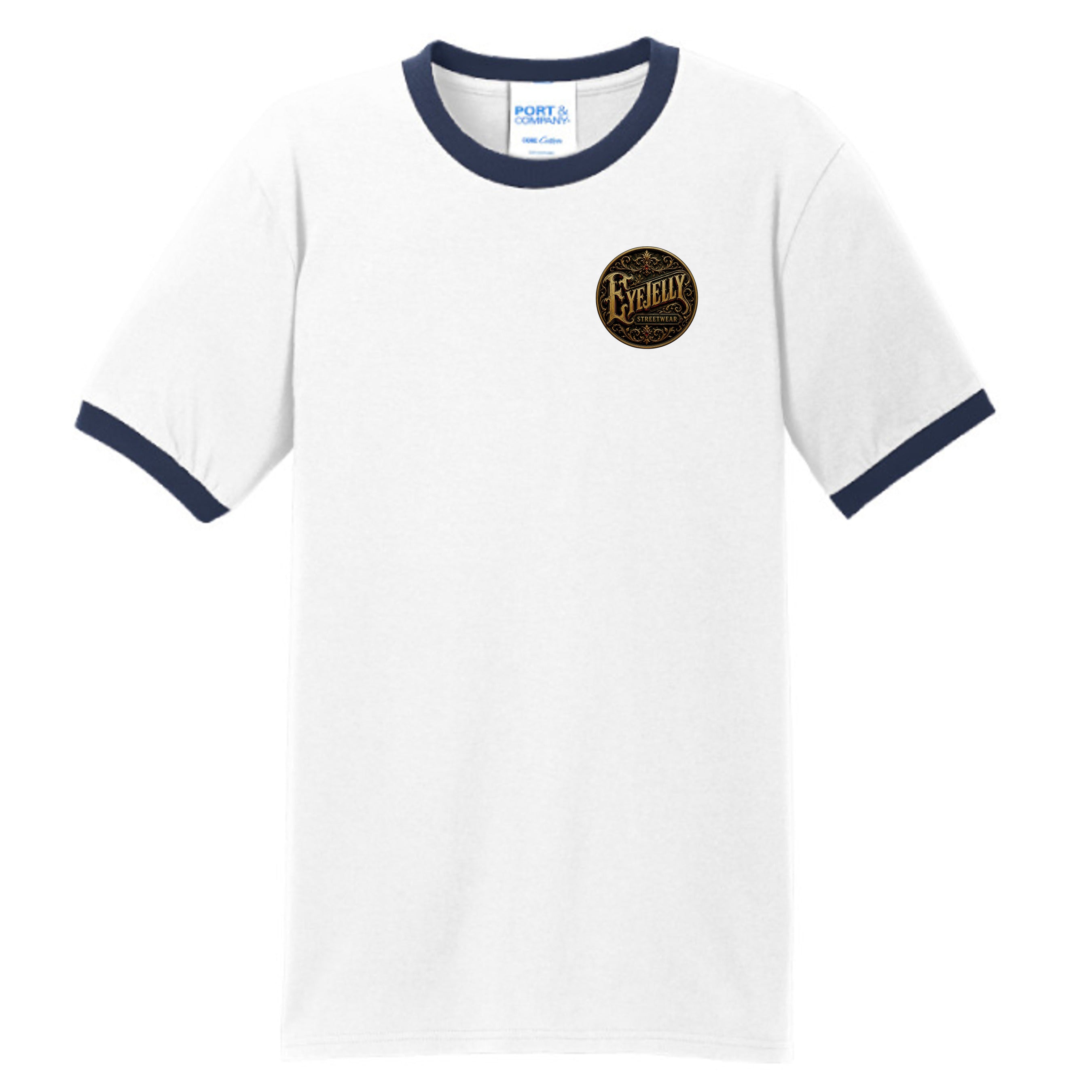 White/ Navy - PC54R - FRONT