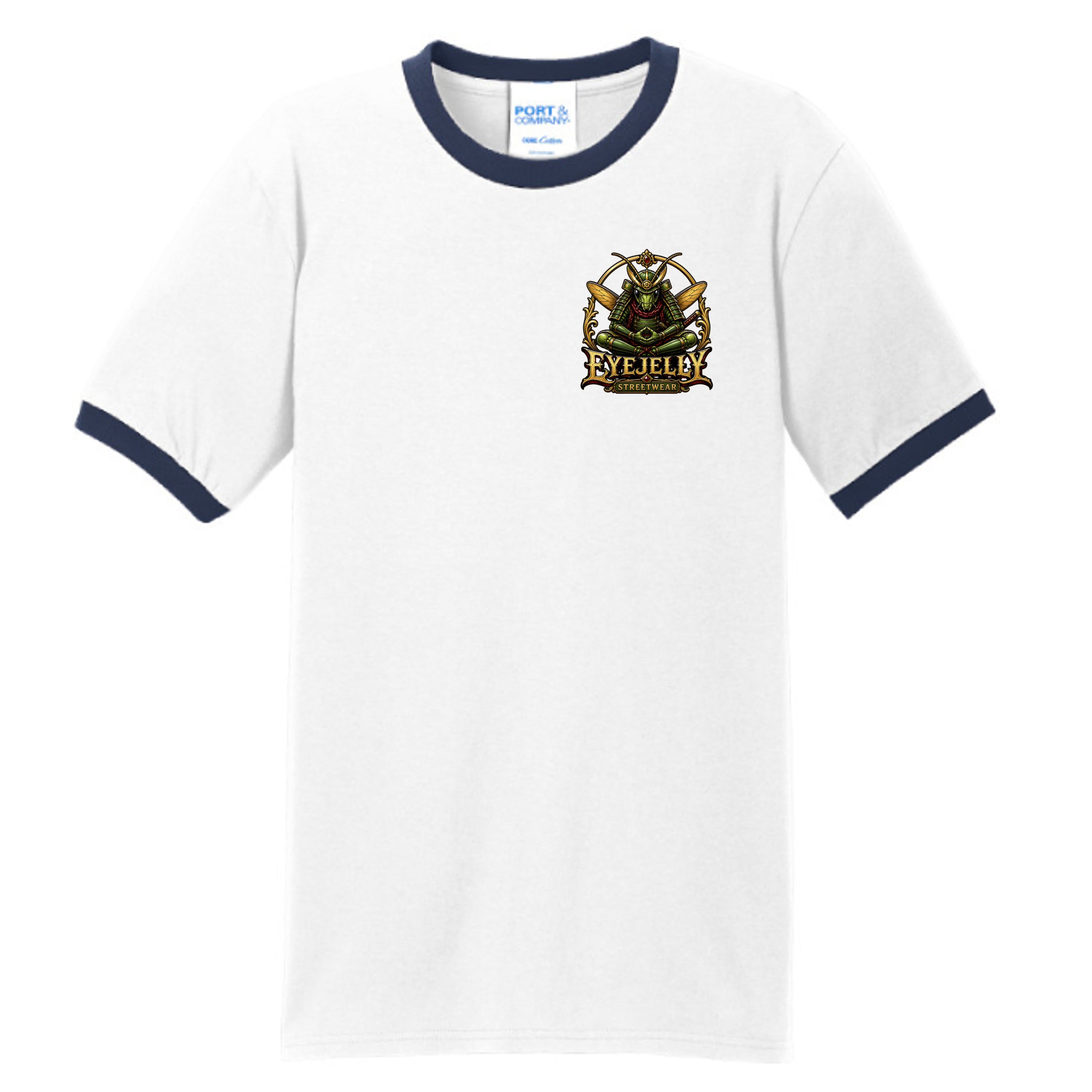White/ Navy - PC54R - FRONT