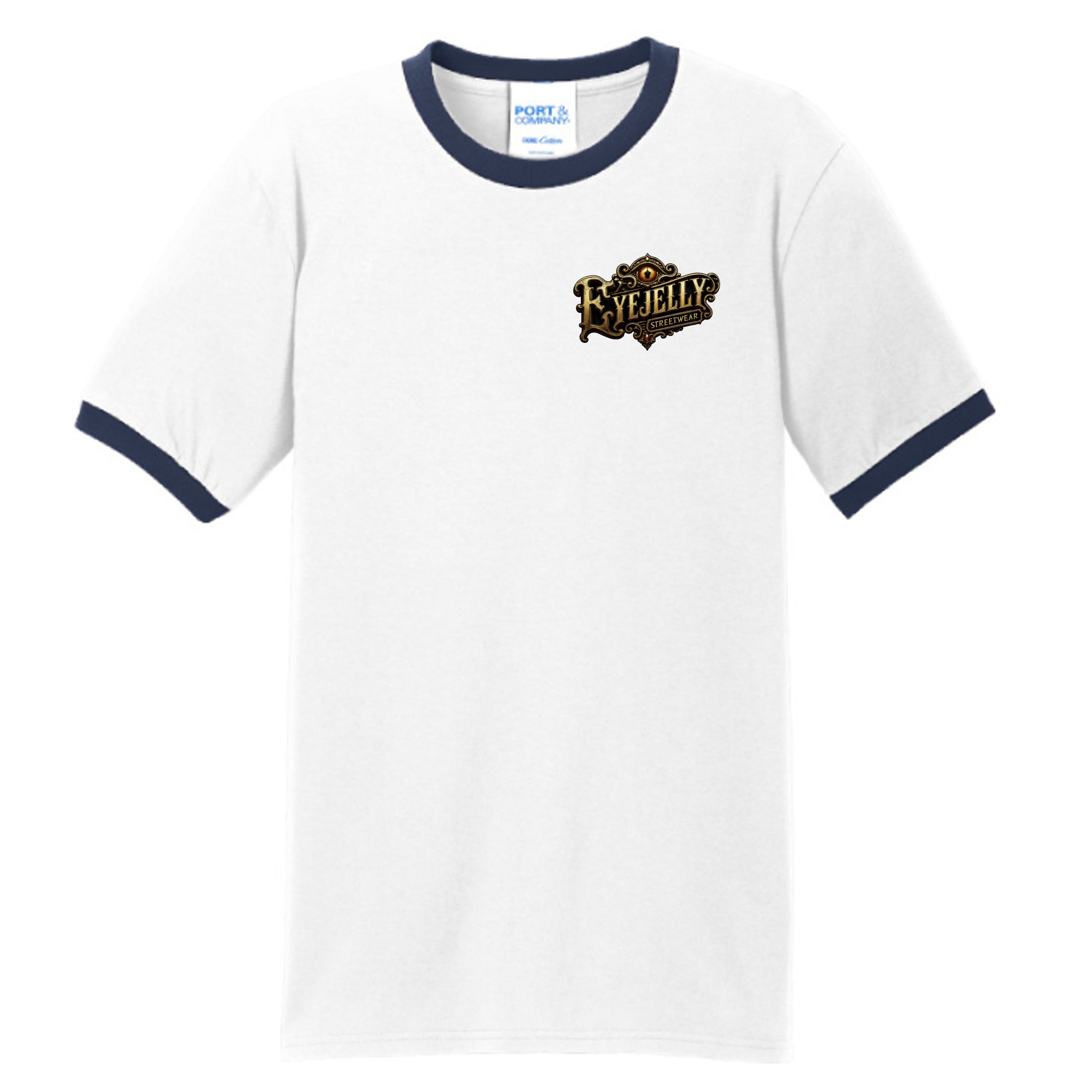 White/ Navy - PC54R - FRONT