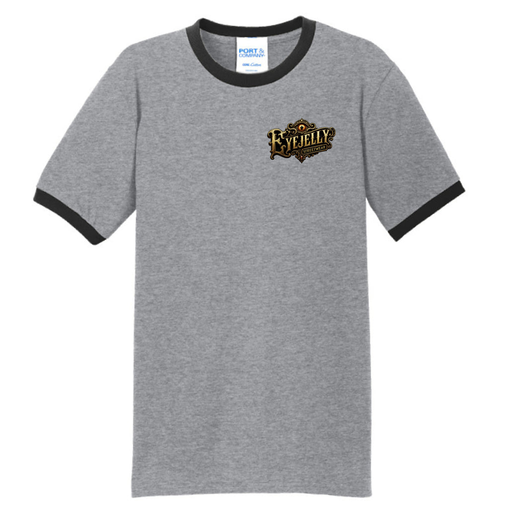 Athletic Heather/Jet Black - PC54R - FRONT