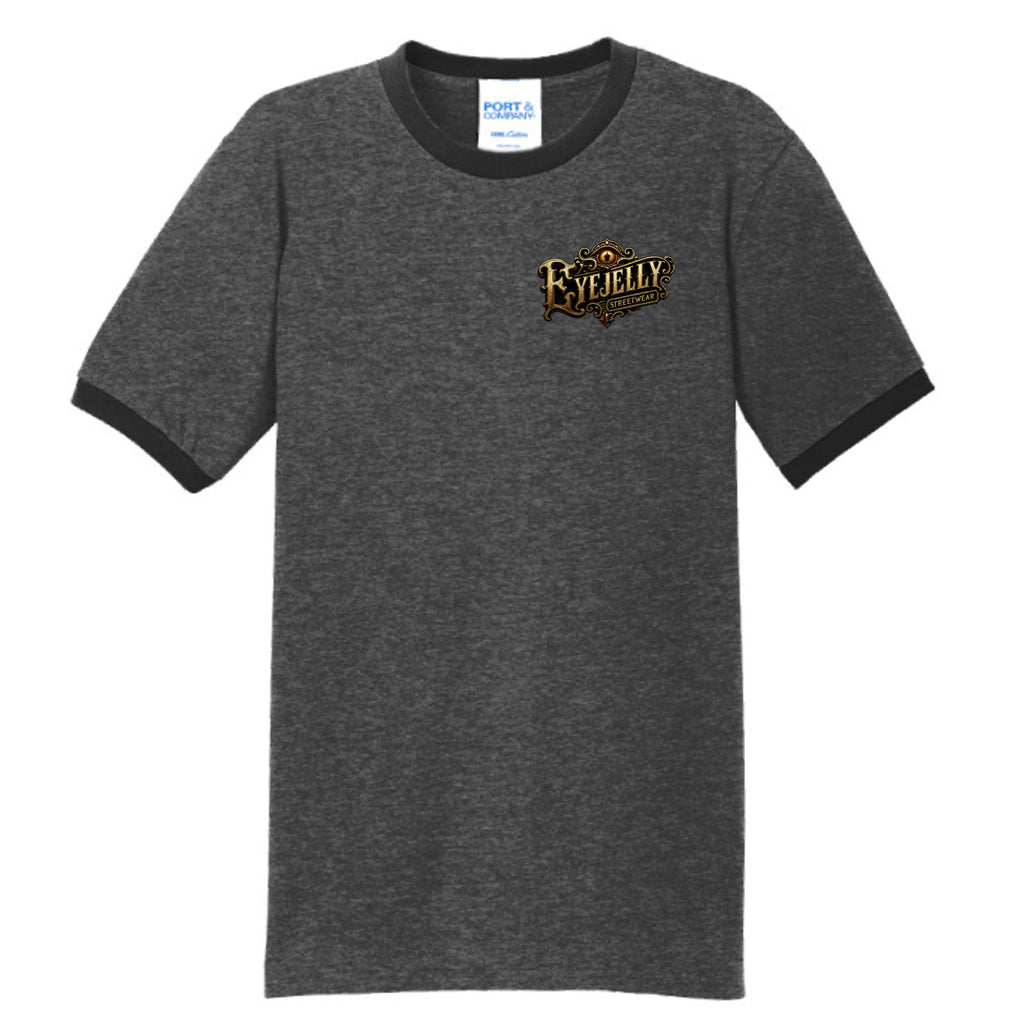 Dark Heather Grey/ Jet Black - PC54R - FRONT