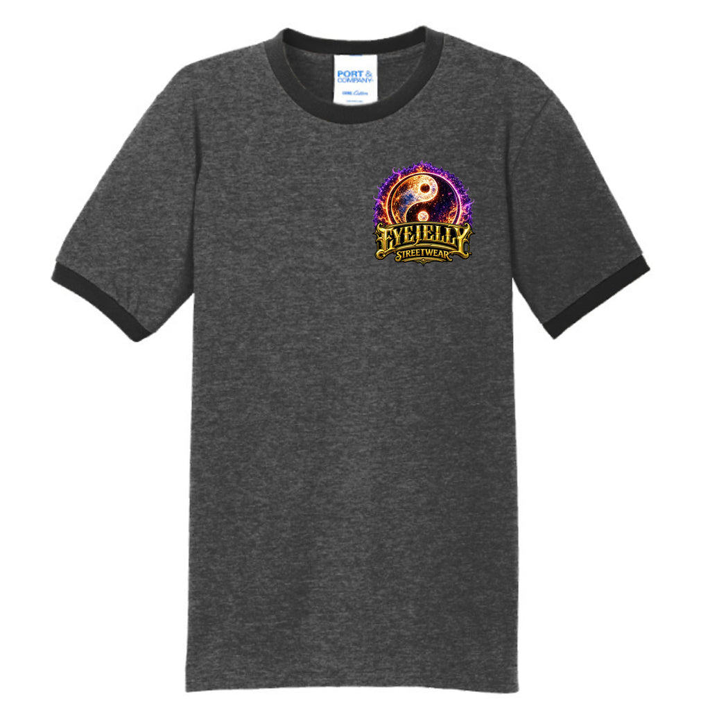Dark Heather Grey/ Jet Black - PC54R - FRONT