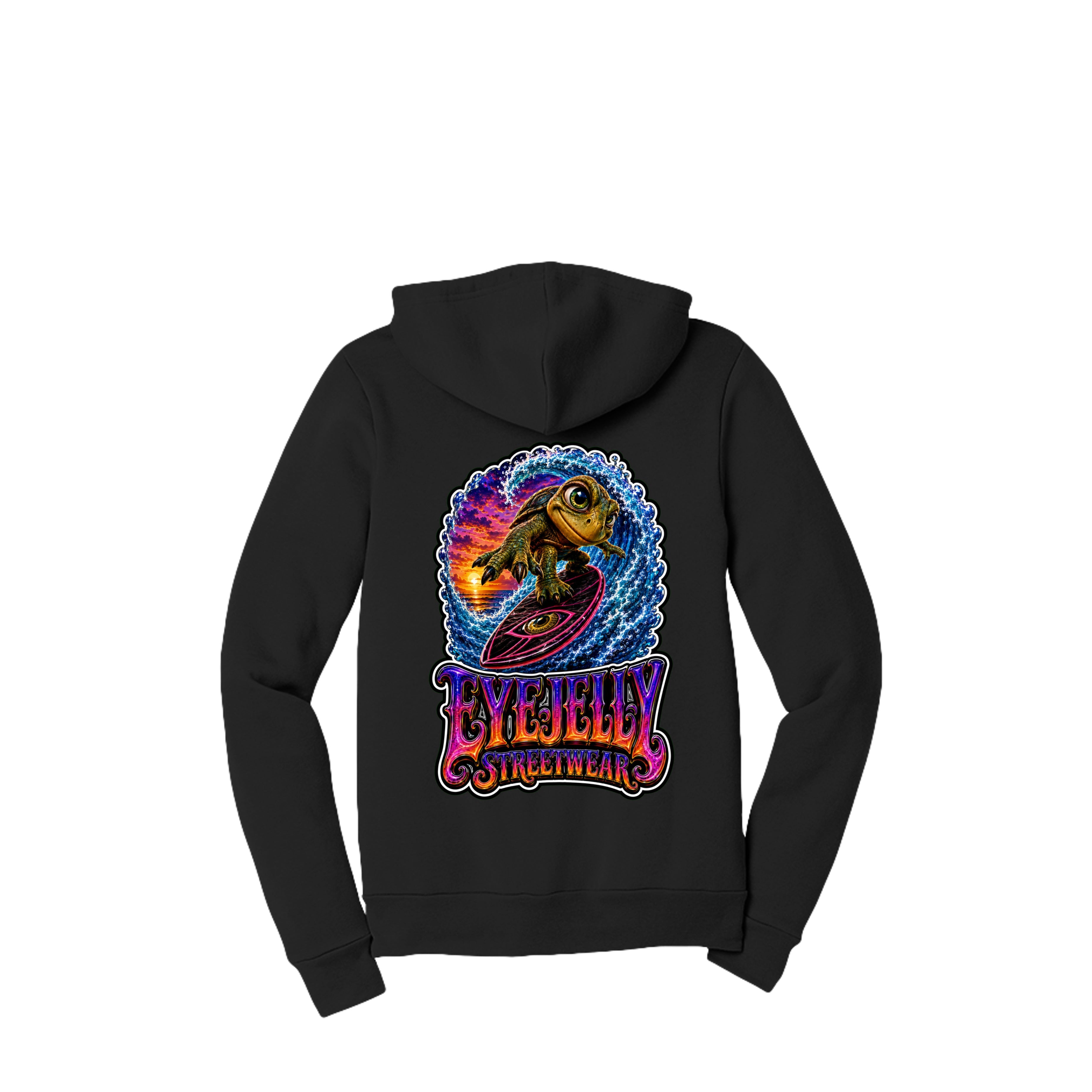 JELLY WAVE™ Zip-Up Hoodie back view