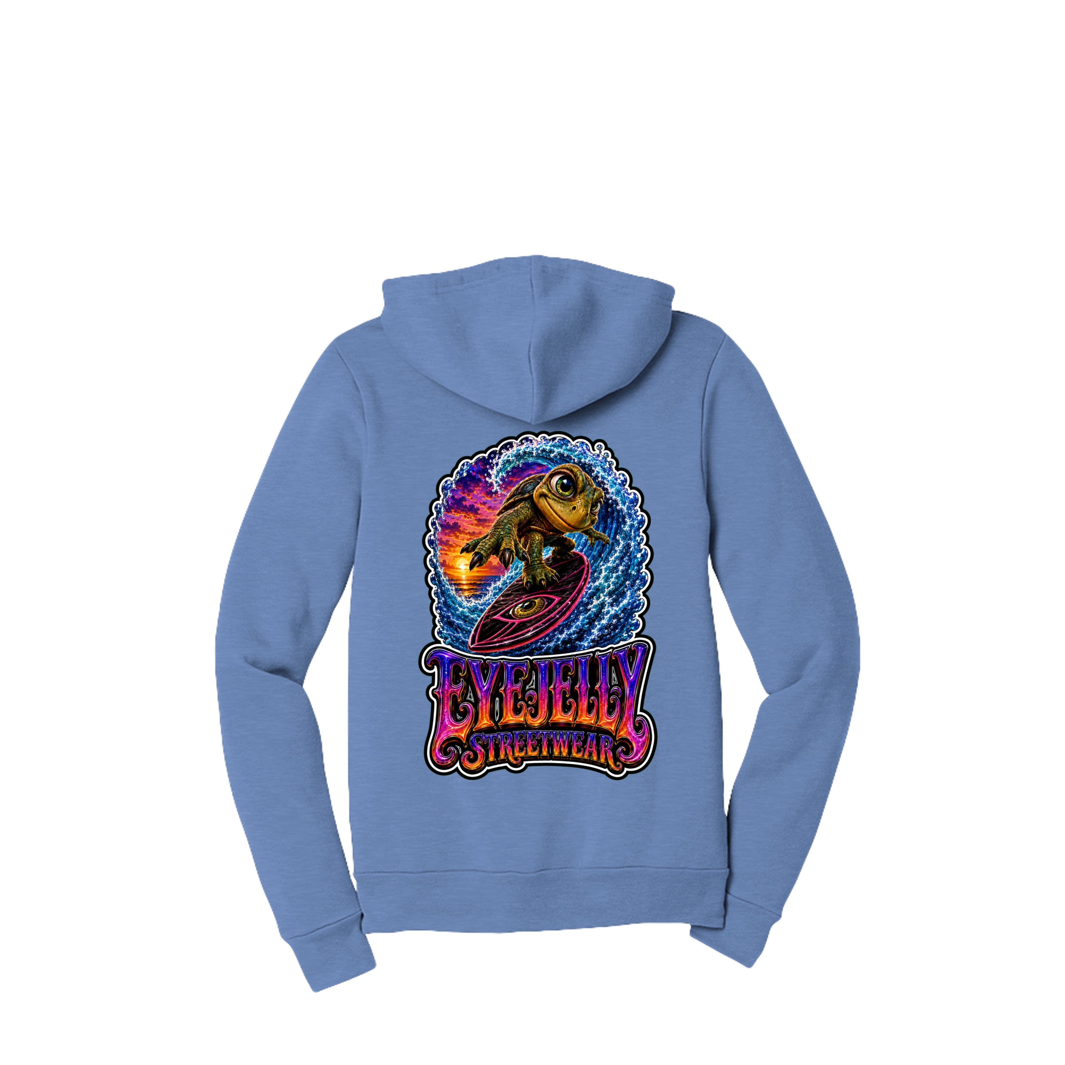 JELLY WAVE™ Zip-Up Hoodie back view