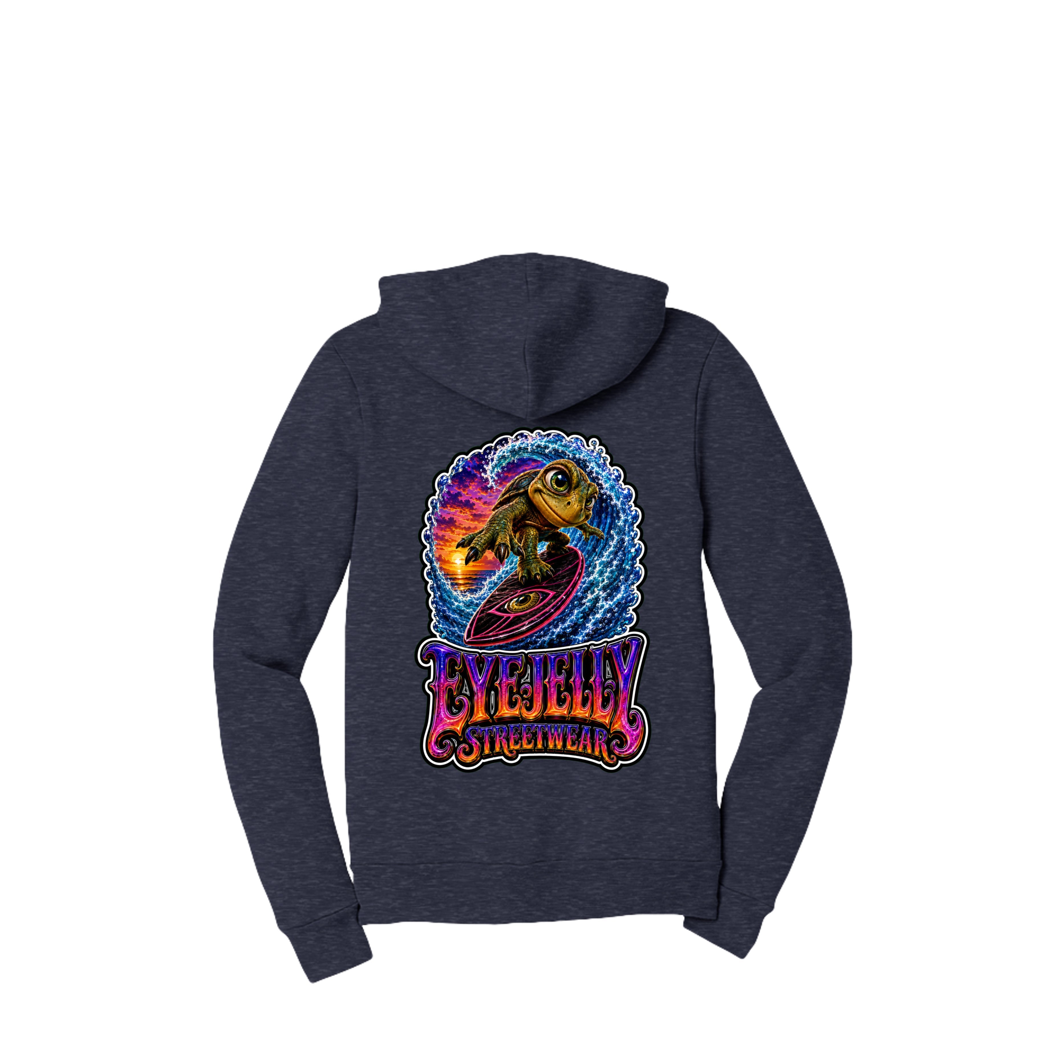 JELLY WAVE™ Zip-Up Hoodie back view