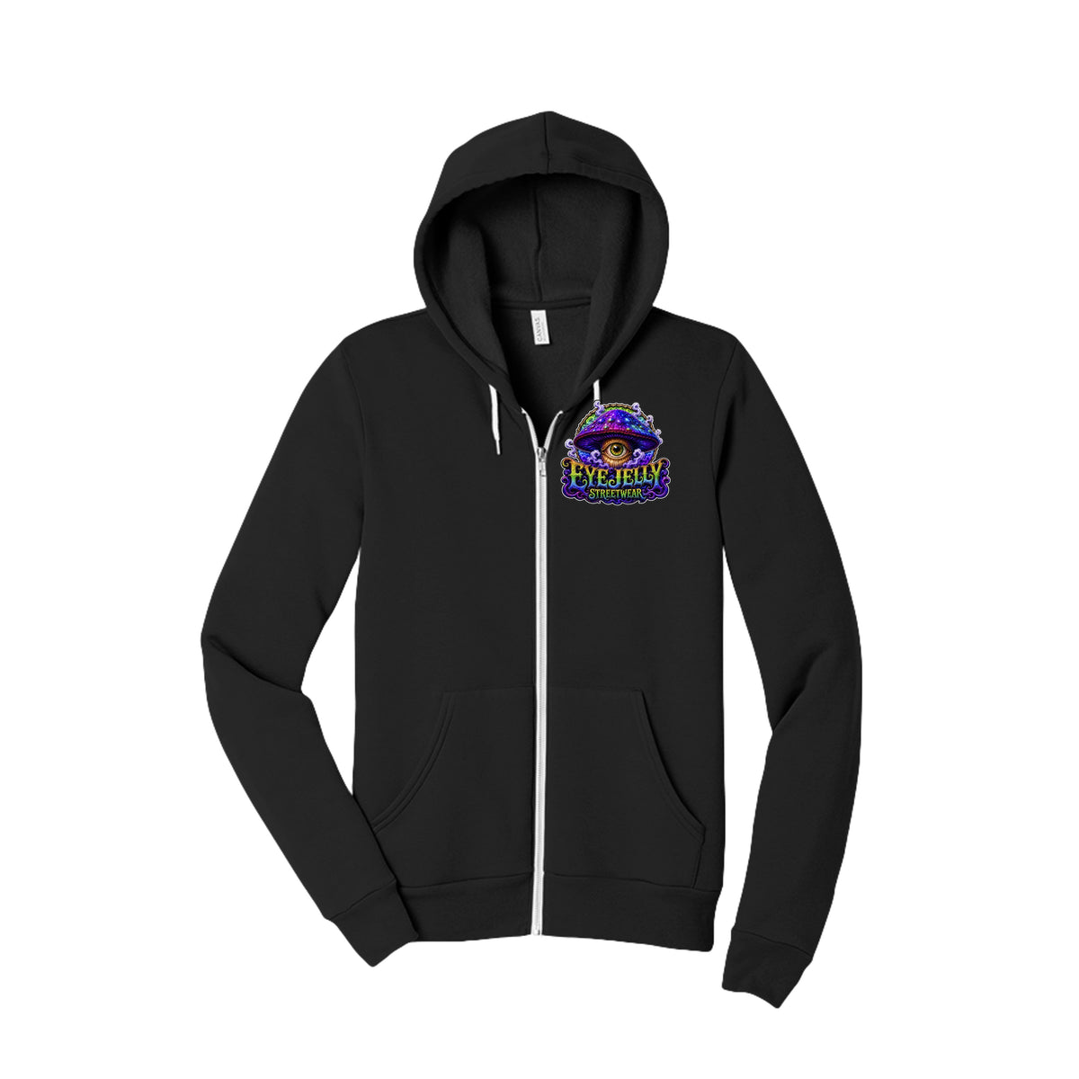 BERNIE black hoodie front