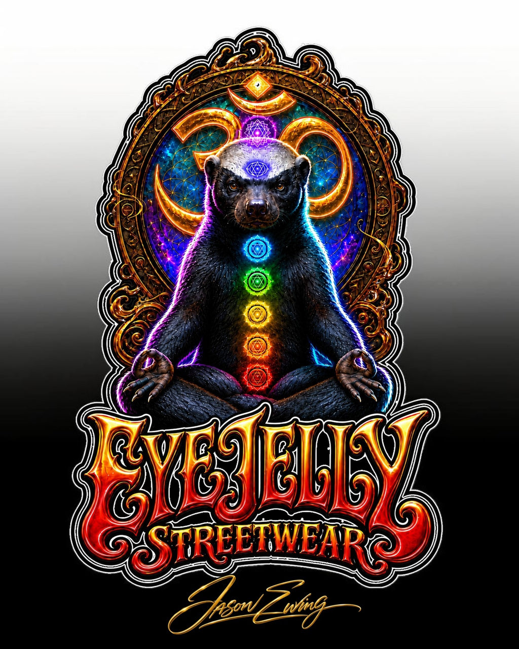 HONEY BADGER™ Zip-Up Hoodie — Jason Ewing | EyeJelly Streetwear™