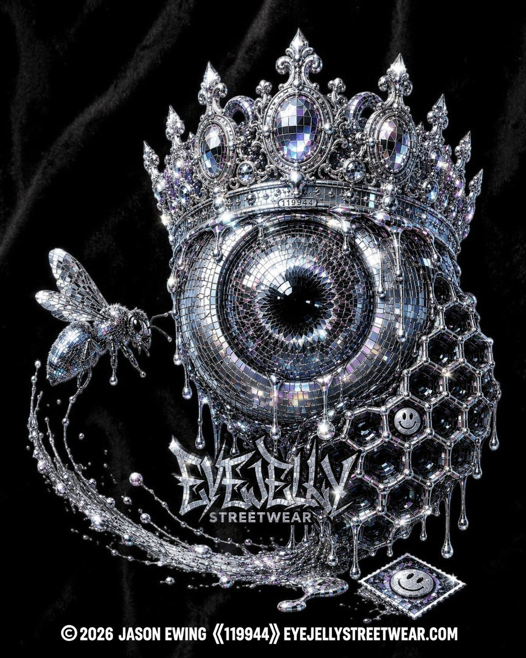 JELLY CROWN DISCO™ ZIP-UP HOODIE