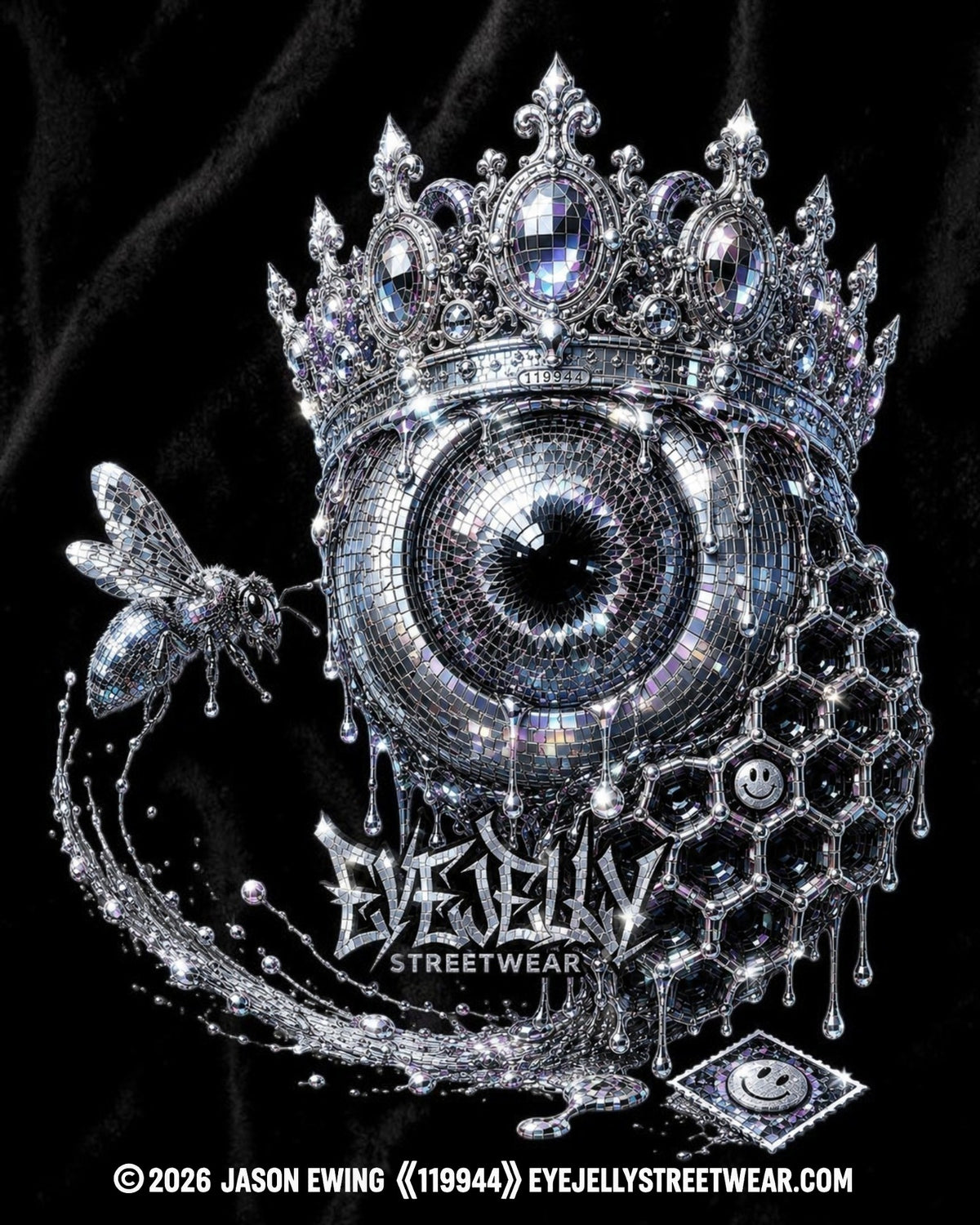 JELLY CROWN DISCO™ ZIP-UP HOODIE