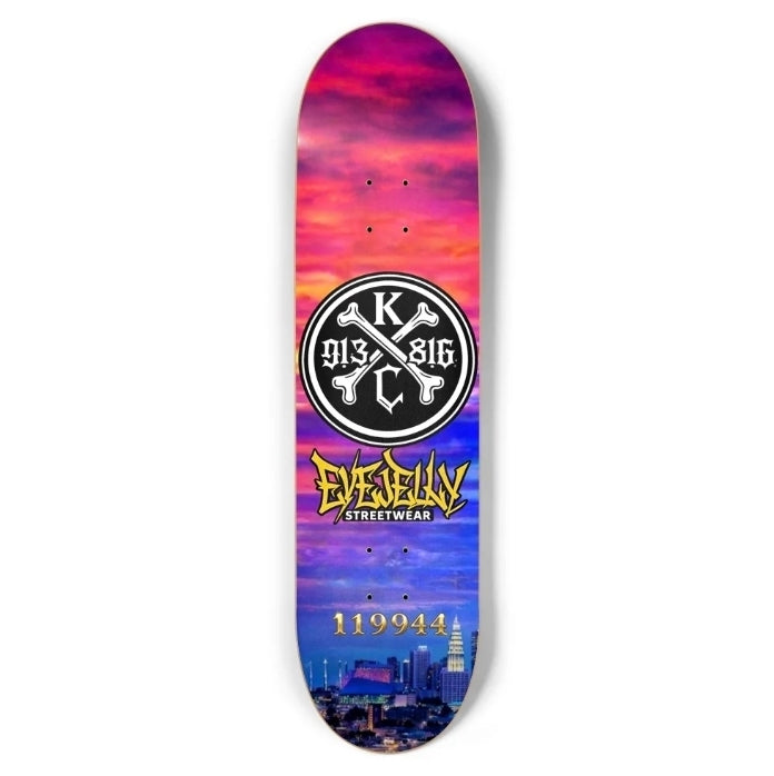 KC CROSSBONES™ — PREMIUM SKATEBOARD DECK
