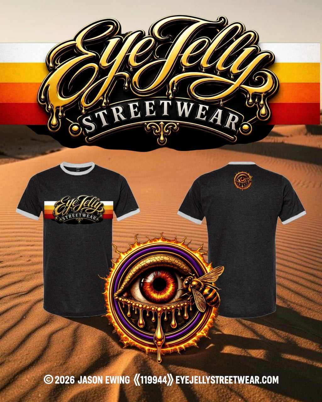 DESERT JELLY RINGER TEE