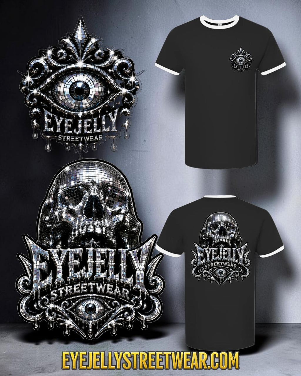 SKULL DISCO™ RINGER TEE