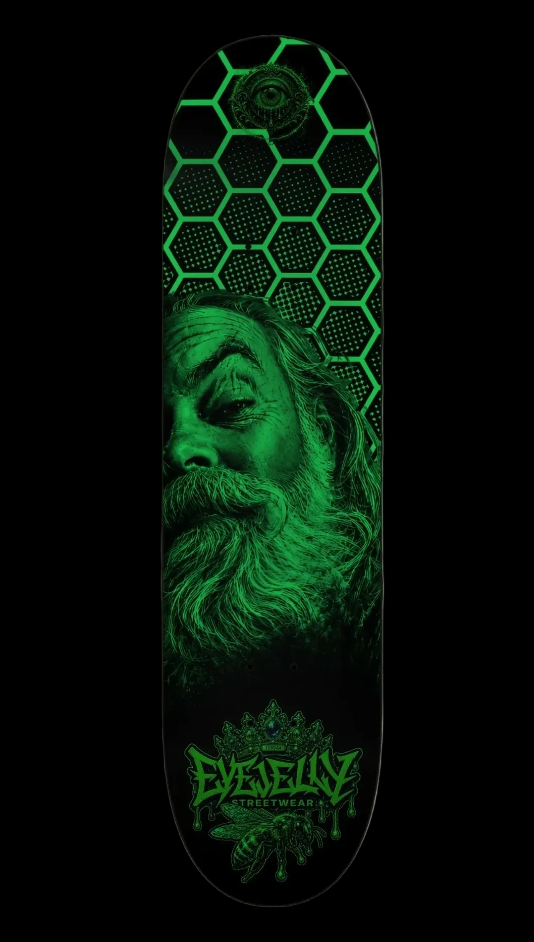 ONE HIVE MIND one board; glows in the dark