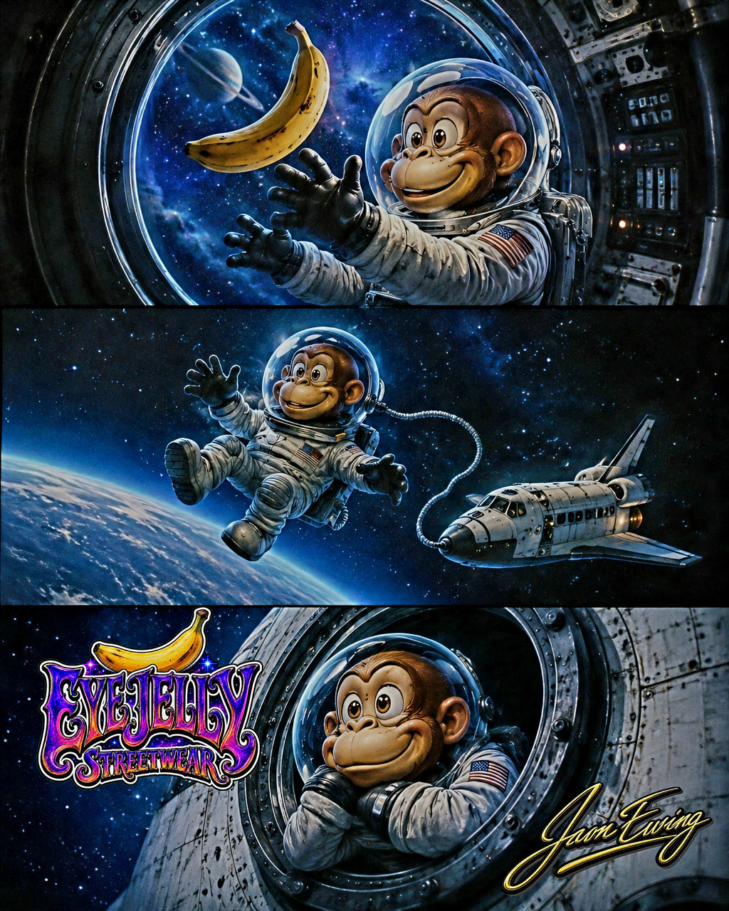 SPACE MONKEY™ | RINGER TEE