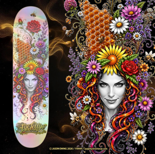 FREYJA™ — PREMIUM HOLOGRAPHIC SKATEBOARD DECK